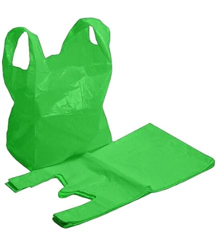 Sac de course a bretelle noir 50 micros sac plastique réutilisable en 50µ sont conformes au décret 2016-379 du 30 Mars 2016, pochon imprimé avec texte légal avec trou pour crochet (250