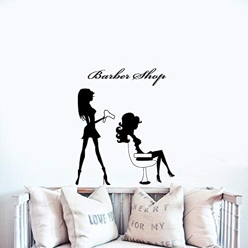 Preisvergleich Produktbild Wandtattoo Wohnzimmer Friseursalon Beauty Salon Friseur