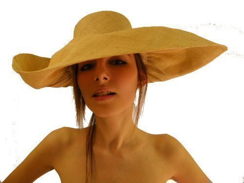 Campbell Cooper New Large Summer Straw Raffia Sun Hat - Natural