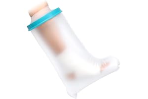 ‎DOACT Doact Gipsschutz Wasserdicht Bein für Kinder, Gips Duschschutz Bein Fuß Knie Duschschutz Wasserdichter Verbandschutz für Duschen Baden, Beinprotektoren Cast Cover - Kinder Bein 43cm