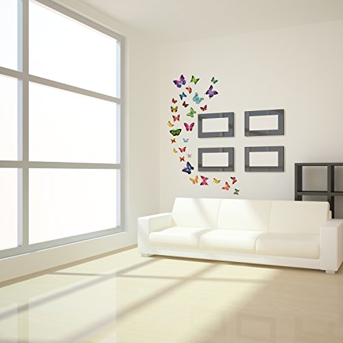 Cartoon Schmetterlinge Wandaufkleber für Kinder Schlafzimmer oder Kinderzimmer - 2