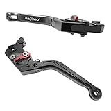 die Hebel sind 6-fach einstellbar in der Griffweite für lange oder kürzere Finger