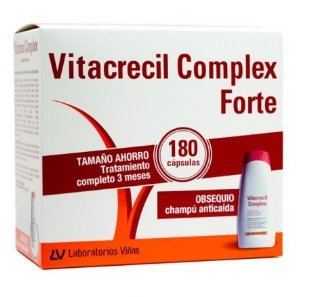 Vitacrecil anticaída 180 cápsulas + GRATIS champú 200 ml