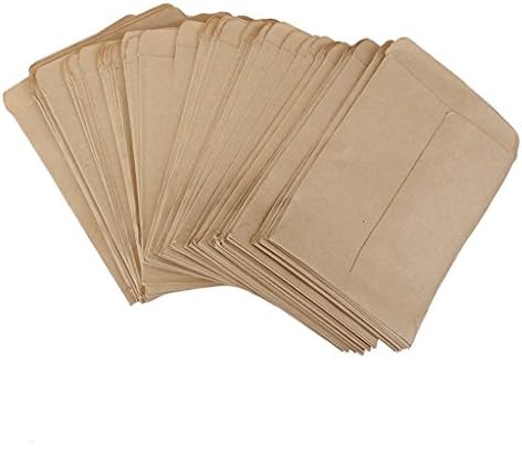 100pcs Craft Paper Bags Farm Seeds Gift Bag Isolation Bagged Polliation Bag for Corn, Wheat, Canola, Rice, Sorghum, Tobacco, Sunflower, Vegetables (12*18cm)