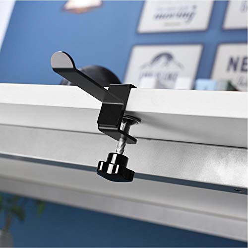 Preisvergleich Produktbild Uemaker Kopfhörerständer Universal Aluminium Kopfhörerhalter Headset Halter für Kopfhörer und Kabel,schwarz