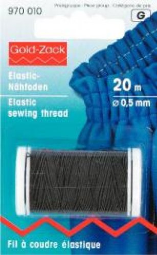 Prym Nähgarn elastisch 0,5 mm 20 m schwarz