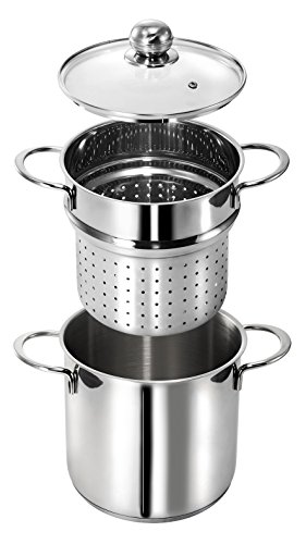 Kopf 122494 Makkaroni Nudeltopf, Ø 20 cm, Edelstahl + Spaghetti/Gemüseeinsatz - 3