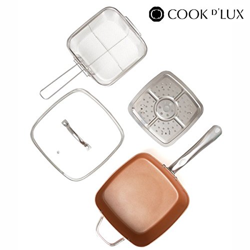 Poêle en Céramique avec Accessoires Multi·Cook D’Lux - 8