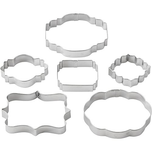 Wilton 417-7555 Ausstecher, Edelstahl, silber, 11 x 9 x 2 cm, 6 Einheiten - 3