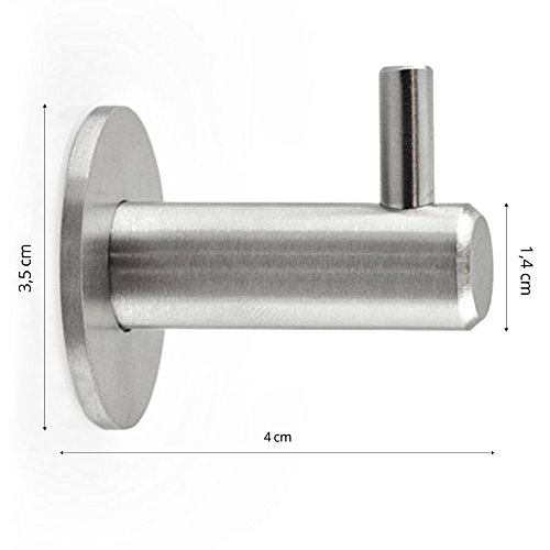 Lumaland Edelstahl Handtuchhaken extra stark - 2