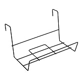 Medidas: 41x18 cm. Saturnia 8093213 Soporte Jardinera Balcon Plastico Negro 41x18, 41.00x21.00x23.00 cm