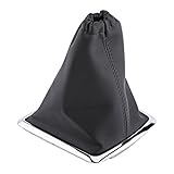 【Premium-Qualität】 Diese Gangschalthebelmanschette bietet hochwertiges PU-Leder, weich und bequem, das nicht leicht ausbleichen und langlebig ist.