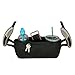Zicac Waterproof Oxford Metal Frame Multi Function Insulated Cargo Bottle Bin Zippered Hanging Pouch Pockets Pram Hanging Pallet Pushchair Buggies Stroller Caddy Handlebar Organizer