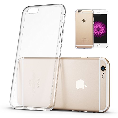 iPhone 6S / 6 Case, ESR [0.8mm Ultra Thin] Transparent Clear Soft Gel TPU Silicone Case Cover for Apple iPhone 6 (2014) / 6S (2015) (Jelly Clear)