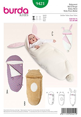 Preisvergleich Produktbild Burda Baby Schnittmuster 9421 - Schlafsäcke