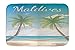 Produktbild Fuß Hunde Matte Bett Welt Reise Malediven bedruckt 40x60 cm