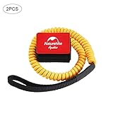  juman634 Cuerda Anti-perdida Correa de Seguridad retráctil Remolque Flexible Cuerda Remo Bote de Kayak Canoa Sup Paleta 2 PCS Herramienta en canotaje, Pesca con caña, Kayak, vadeo y Caza