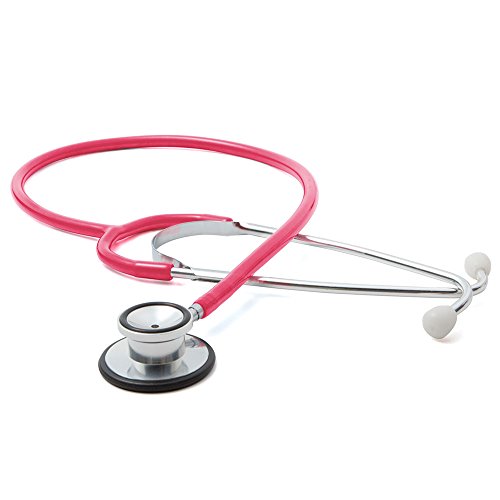 American Diagnostic 670 NP Proscope 670 double tête Adulte General-exam Stéthoscope, 81,3 cm de long, Rose fluo