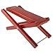 Produktbild MagiDeal Gitarre Fußstütze Hocker Pedal aus Holz  Klassische Höhenverstellbare Fußablage von 11,5 cm bis 19cm  Perfekt für Gitarre Spieler  Geschenk - Mahagoni Farbe