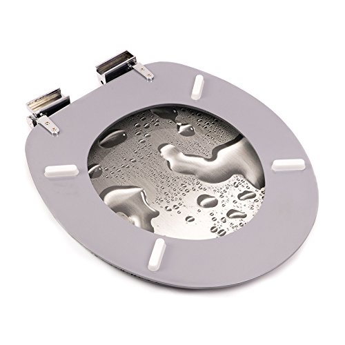 WC Toilettensitz Toilettendeckel Klodeckel Klobrille Absenkautomatik MDF SN8905 - 6