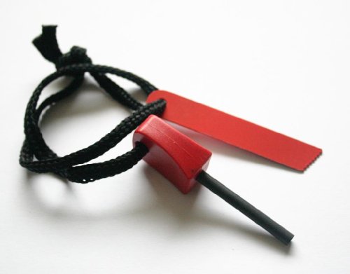 Fire Starter Steel Flint & Striker Survival Tool Kit - Outdoor Camping Living Survival Tool