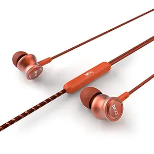 boAt Bassheads 152: Made in India in Ear Wired Earphones with Mic(Courageous Orange)