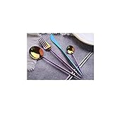 ★ Saludable y duradero: el juego de cubiertos está hecho de acero inoxidable de primera calidad que es saludable tanto para adultos como para niños, lo suficientemente resistente para no doblarse fácilmente, resistente a la oxidación y duradero en los próximos años.