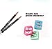 Teenitor® Top Quality Dual EyeLiner Lipliner Sharpener with Cover Pack of 5(Fast Shipping by FBA)