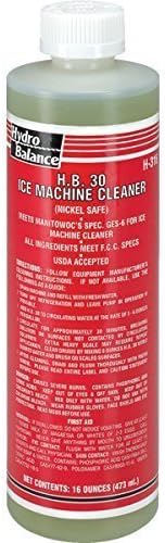 Hydro Balance 18 oz Ice Machine Cleaner - HVAC - Contains Only Food Grade Ingredients - Removes Slime And Scale Deposits From Ice Machines With Nickel Or Tin-Plated Evaporators by Hydro Balance