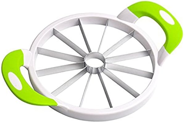 Coupe Fruits Pastèque Melon Couteaux De Grande Taille en Acier Inoxydable Poignée en Ergonomique Ustensile De Cuisine, Coupe Rapide pour Melon, Pastèque