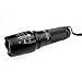 Produktbild Foxnovo® UltraFire Zoomable CREE XM-L T6 5-Modus 1800 Lumen Wasserdichte LED-Taschenlampe Torch(Black)