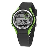 SINAR Jungen-Armbanduhr Jugenduhr Sport Outdoor Digital LCD Quarz 10 bar Licht Silikonband XE-64-3