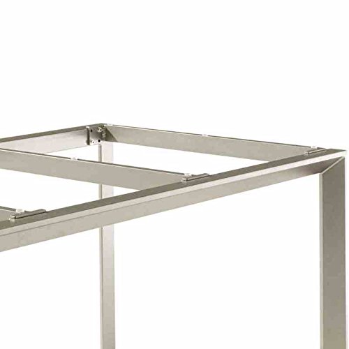 Preisvergleich Produktbild SIEGER Tischgestell Champagner ca. 160x90 cm