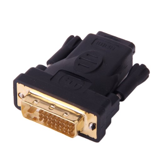 HDMI auf DVI-D Stecker auf HDMI Female Adapter (24+1) - 2