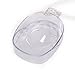 Tinksky 2pcs Nail Soak Bowls Tray Polish Remover Nail Art Manicure Care Treatment Tool (Clear)
