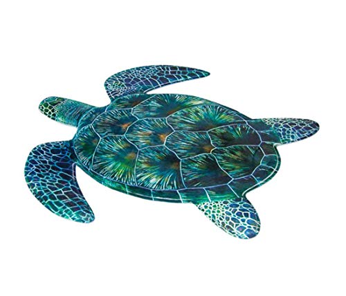 ZHANGOR 3D Tapis en Forme De Tortue Salon Cuisine/Bureau/Porche/Aire De Jeux pour Enfants/Escaliers/Tapis pour Animaux De Compagnie/Tapis De Salle De Bain/Tapis De Porte, Polyester Doux, C