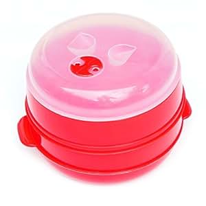 Mikrowellen-Dampfgarer 3 Ebenen Dampfkochtopf: Amazon.de