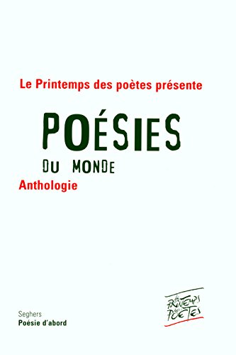 couverture de : Poésies du monde