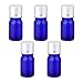 Imported 5pcs 5ml Blue Mini Glass Refillable Essential Oil Empty Bottles RS.265.00