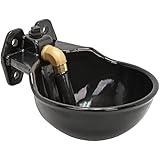 Tränkebecken G51, emaillierte Gussschale mit Rohrventil, Tränke für Rinder und Pferde