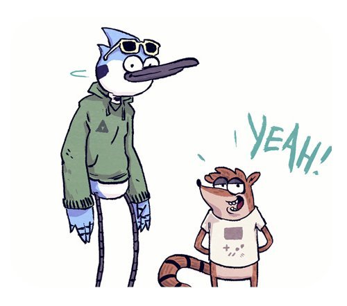 Preisvergleich Produktbild Regular Show Cartoon Rechteck Mauspad