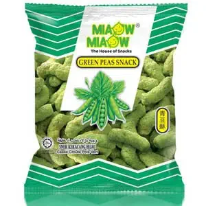 MIAOW MIAOW Green Peas Snacks, 60g