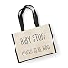 Large Jute Bag Baby Stuff I Used To Be Fun Black Baby Bag Mothers Day New Mum Birthday Christmas Present