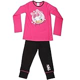Disney Childrens Girls Daisy Duck Long Sleeve Top & Bottoms Pyjama Set