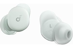 Słuchawki douszne Soundcore Sleep A30 Anker, inteligentne do spania z aktywną redukcją szumów, adaptacyjny system maskujący chrapanie, wysoki komfort dla śpiących na boku, 45h odtwarzania