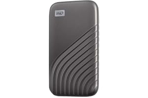 WD My Passport SSD, 500GB SSD Esterno, SSD portatile con tecnologia NVMe, USB-C, con velocità di lettura fino a 1050 MB/s, 1000 MBs in scrittura, funziona con PC, Xbox e Playstation, Grigio