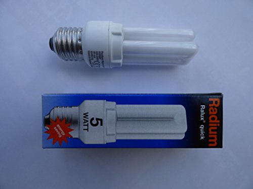 Preisvergleich Produktbild Radium Energiesparlampe E27, 5W, warmweiß, Quickstart