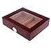 Produktbild Sharplace Tragbar Mini Zigarrenschachtel Zigarrenkiste Reisehumidor für Zigarrenlieber, aus Zedernholz, 10.23 x 8.5 x 2.5 Zoll - Braun