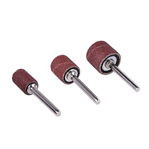 TILY 66 Stück Drum Sanders Set 60-teilig Schleifen Bands und 6 Stück Drum spannfuttern - 2