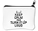 Produktbild Keep Calm Turn It Up Reißverschluss-Geldbörse Brieftasche Geldbörse